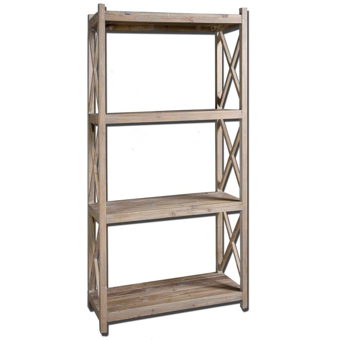 Uttermost Stratford Reclaimed Wood Etagere Uttermost Stratford Reclaimed Wood Etagere
