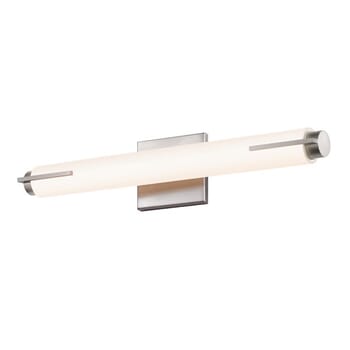 Sonneman Tubo Slim LED 19.5" LED Spine Trim Bathroom Vanity Light in Satin Nickel