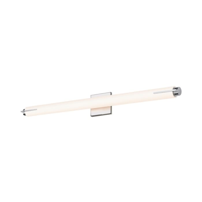 Sonneman Tubo Slim LED 33.5" LED Spine Trim Bathroom Vanity Light in Polished Chrome Sonneman Tubo Slim LED 33.5" LED Spine Trim Bathroom Vanity Light in Polished Chrome
