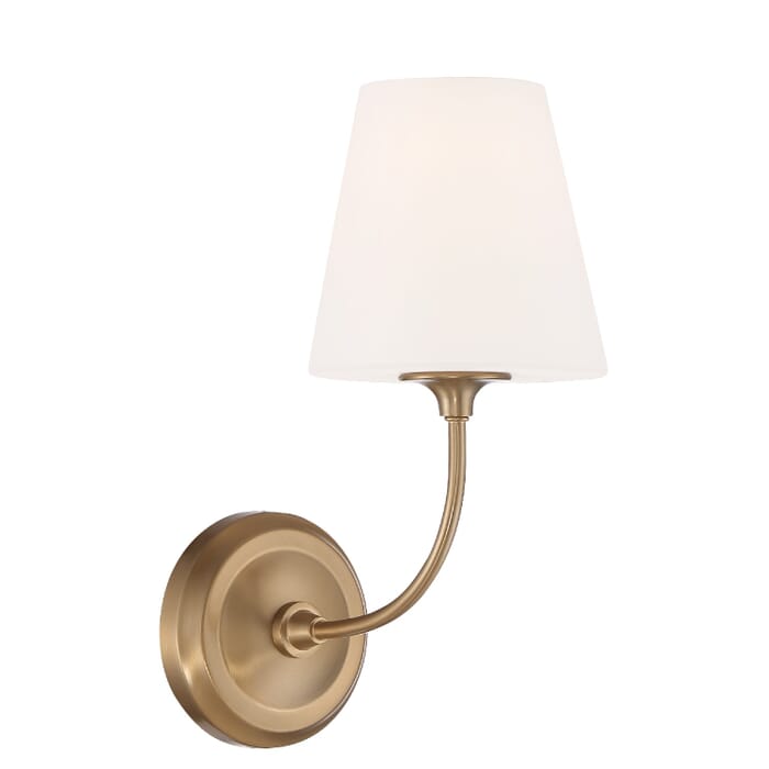 Crystorama Sylvan Wall Sconce in Vibrant Gold Crystorama Sylvan Wall Sconce in Vibrant Gold