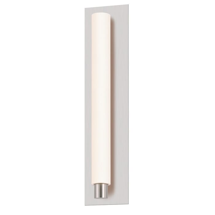 Sonneman Tubo Slim LED 21" Drum Trim Panel Wall Sconce in Satin Nickel Sonneman Tubo Slim LED 21" Drum Trim Panel Wall Sconce in Satin Nickel