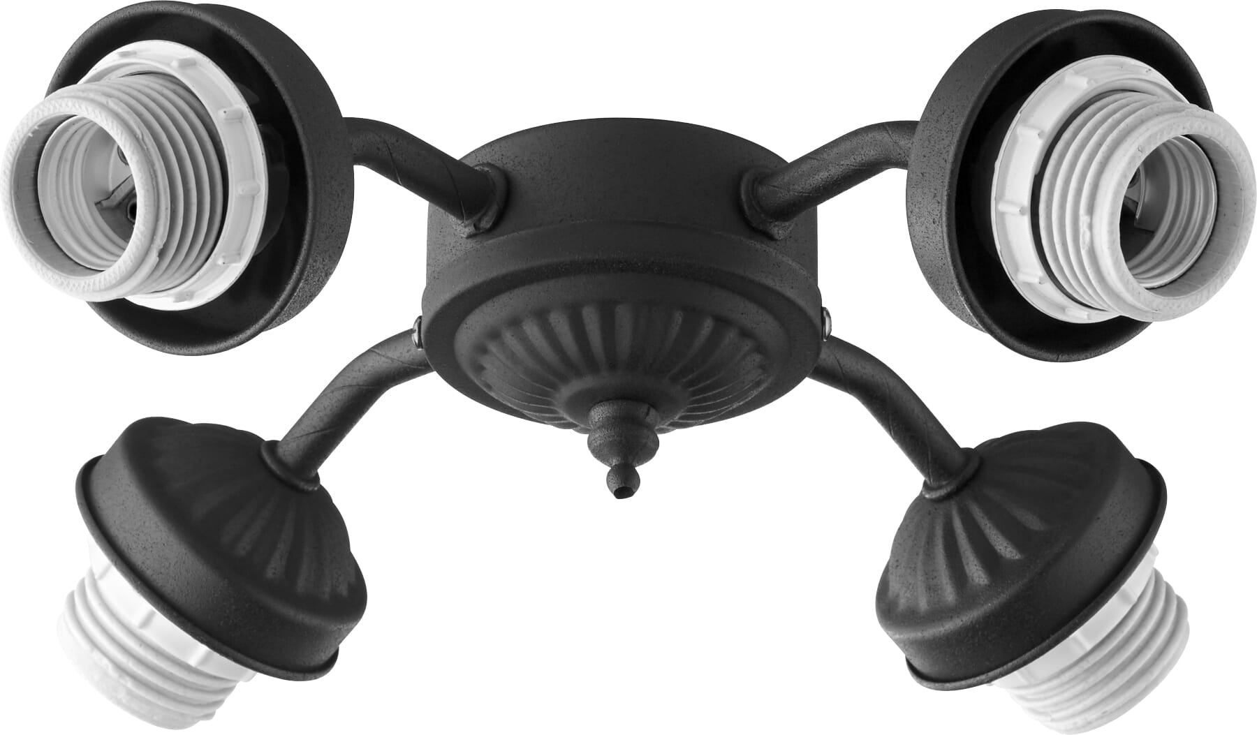 Quorum  4-Light Ceiling Fan Light Kit in Noir -  Quorum International, 2444-8069