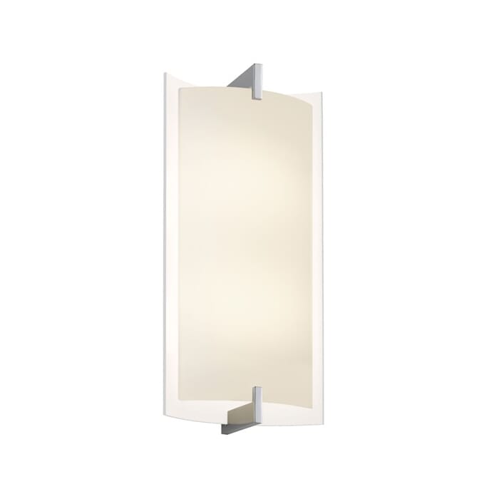 Sonneman Double Arc 12.5" LED Wall Sconce in Polished Chrome Sonneman Double Arc 12.5" LED Wall Sconce in Polished Chrome