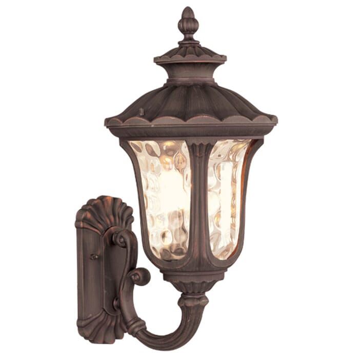 Oxford 3-Light Outdoor Wall Lantern in Hand Applied Imperial Bronze Oxford 3-Light Outdoor Wall Lantern in Hand Applied Imperial Bronze