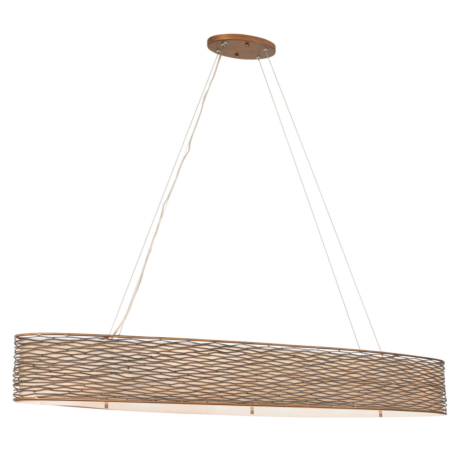 Six Light Linear Pendant