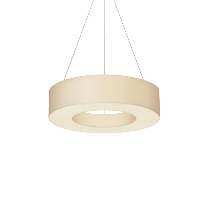 Sonneman Ring Shade 22" LED Pendant in Satin White Sonneman Ring Shade 22" LED Pendant in Satin White