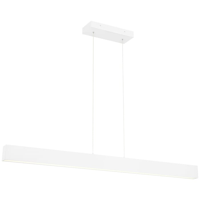Form 1-Light LED Linear Pendant in Matte White Form 1-Light LED Linear Pendant in Matte White
