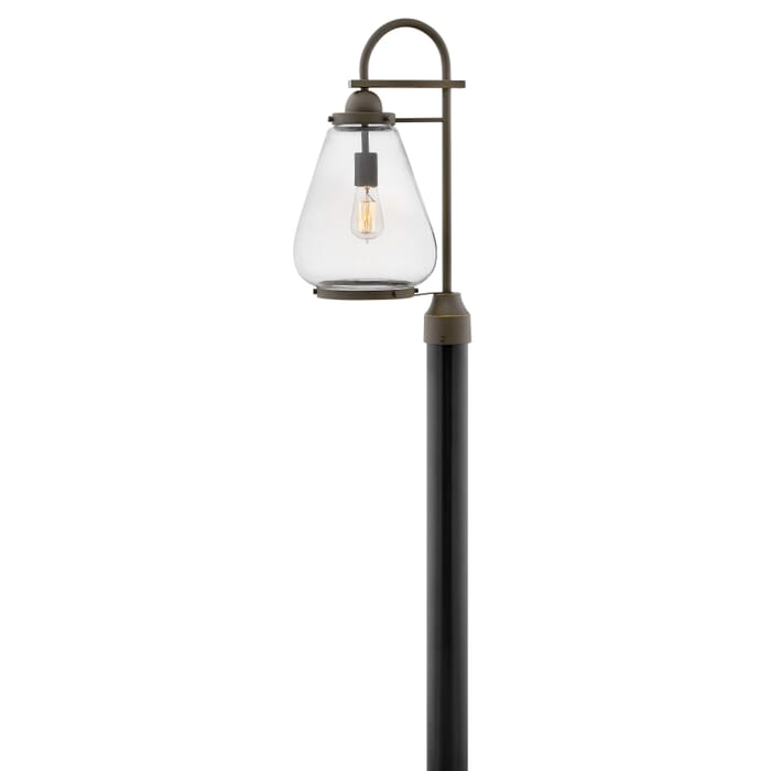 Hinkley Finley 1-Light Outdoor Post Top Pier Mount in Oil Rubbed Bronze Hinkley Finley 1-Light Outdoor Post Top Pier Mount in Oil Rubbed Bronze