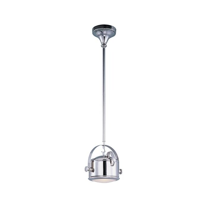 Maxim Lighting Hi-Bay 1-Light 1-Light Mini Pendant in Satin Nickel Maxim Lighting Hi-Bay 1-Light 1-Light Mini Pendant in Satin Nickel
