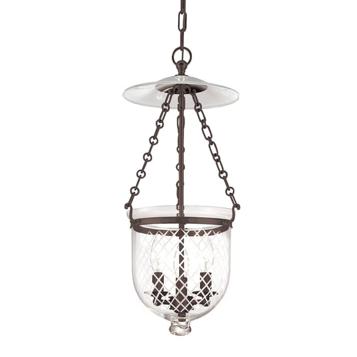Hudson Valley Hampton 3-Light 21" Pendant Light in Old Bronze Hudson Valley Hampton 3-Light 21" Pendant Light in Old Bronze