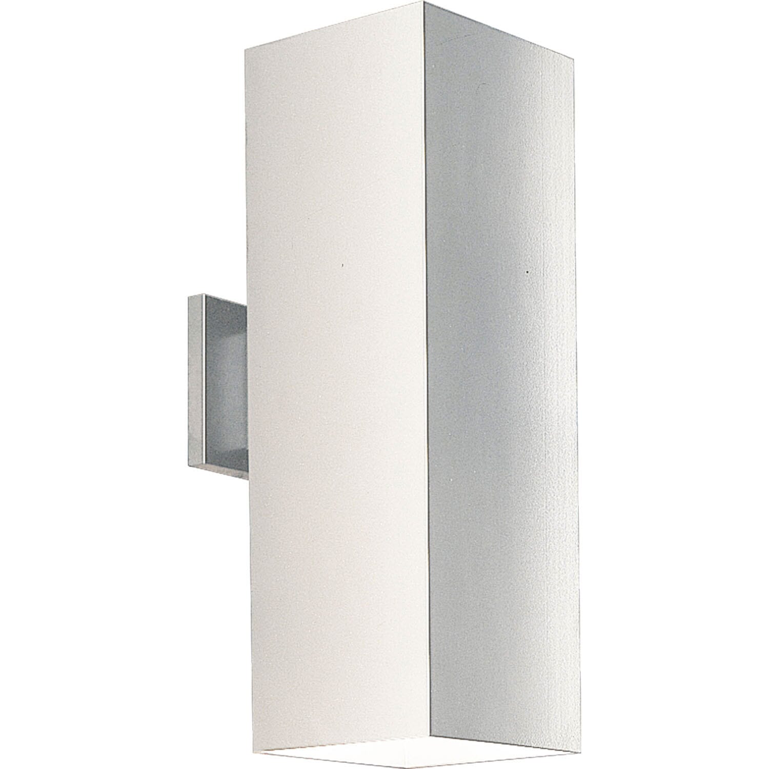 White Two Light Wall Lantern from the Square Collection