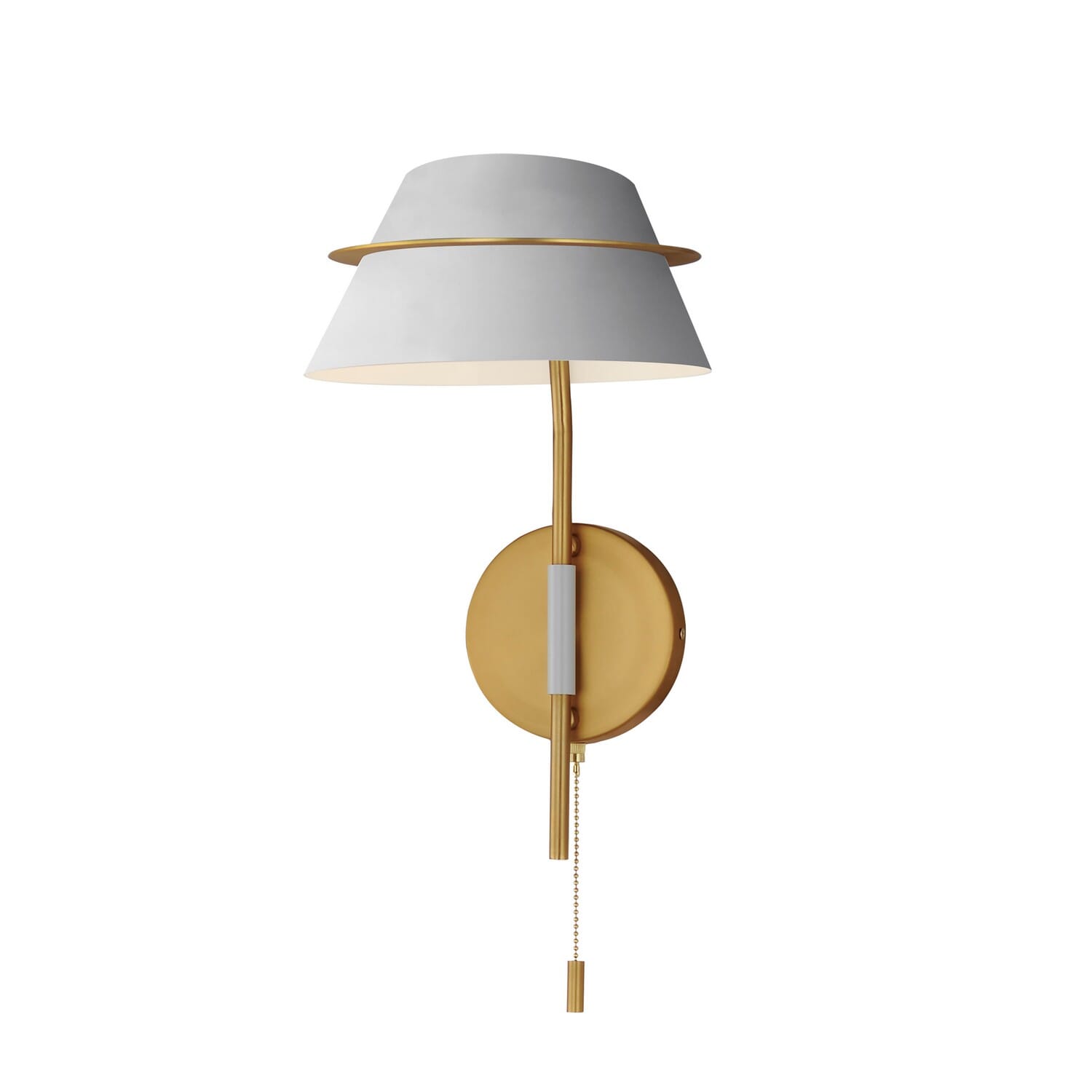 Lucas 1-Light Wall Sconce in Natural Aged Brass