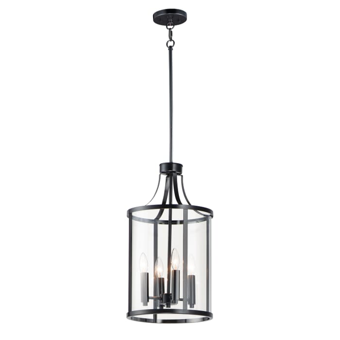 Maxim Sentinel 4-Light 12" Pendant Light in Black Maxim Sentinel 4-Light 12" Pendant Light in Black