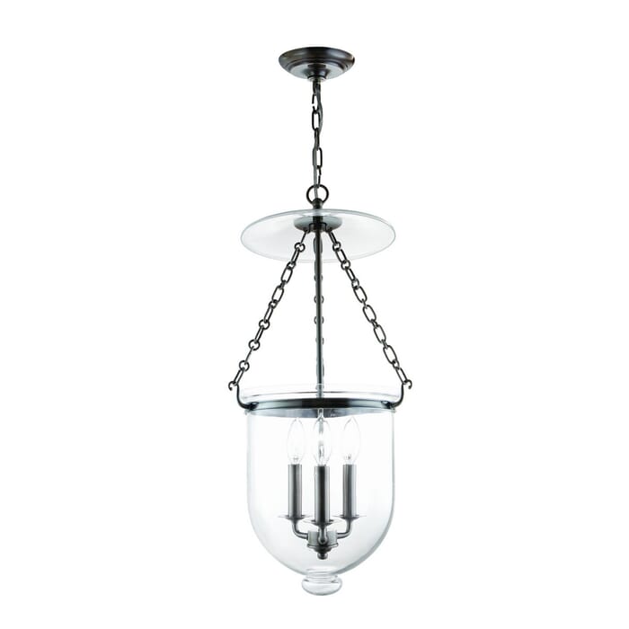 Hudson Valley Hampton 3-Light 25" Pendant Light in Historical Nickel Hudson Valley Hampton 3-Light 25" Pendant Light in Historical Nickel