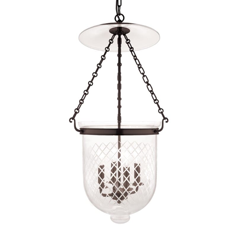 Hudson Valley Hampton 4-Light 31" Pendant Light in Old Bronze