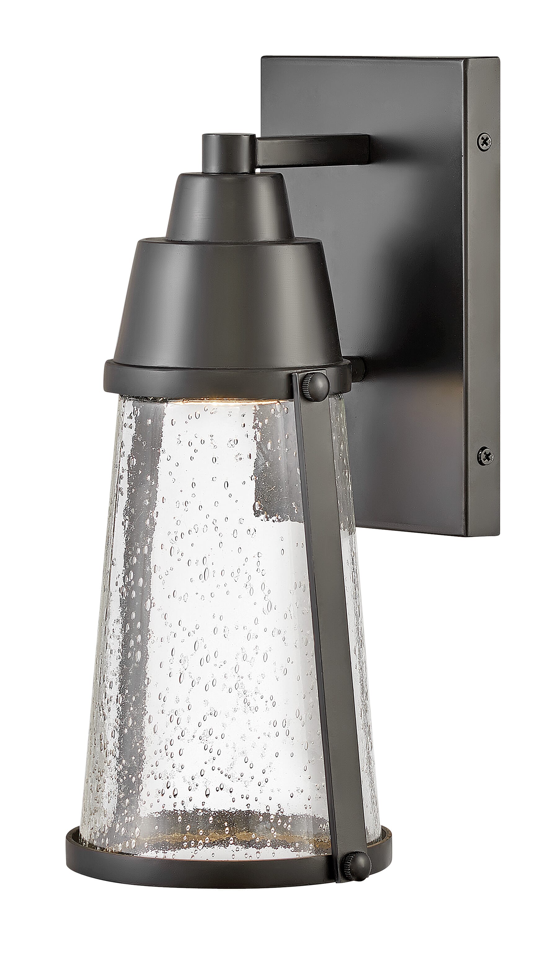 Black LED Outdoor Lantern from the Miles Collection