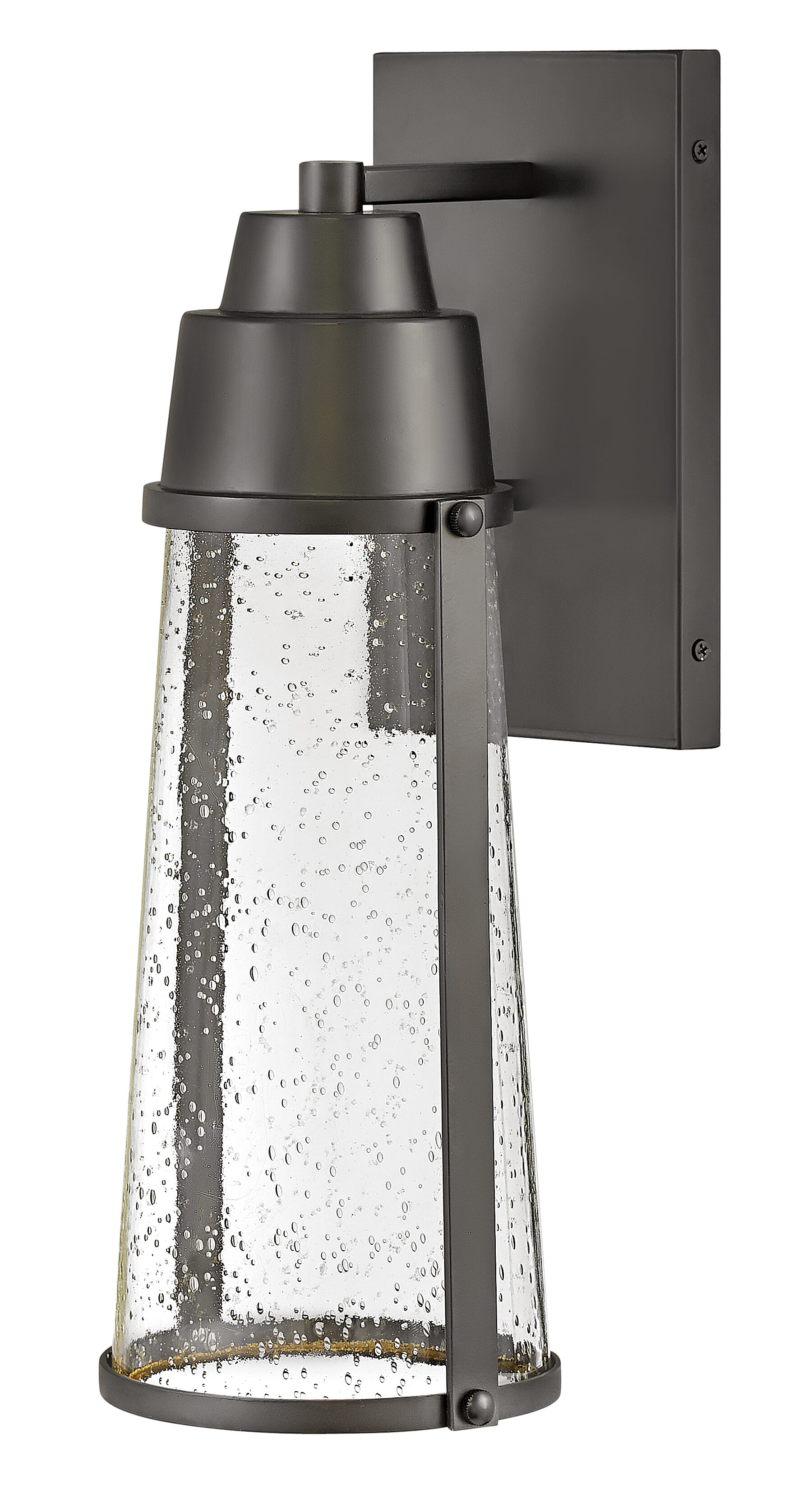 Black LED Outdoor Lantern from the Miles Collection
