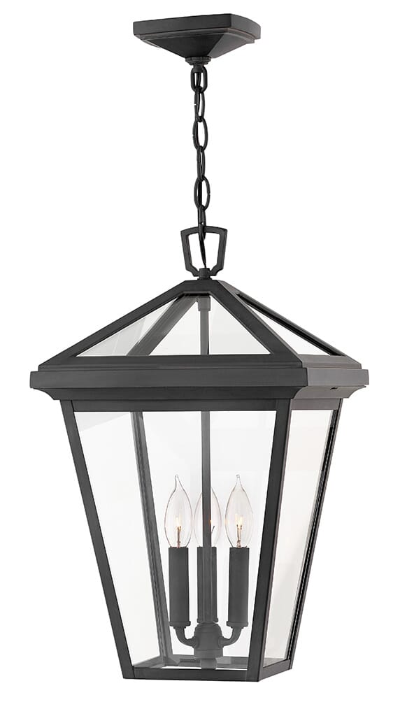 Museum Black LED Hanging Lantern from the Alford Place Collection