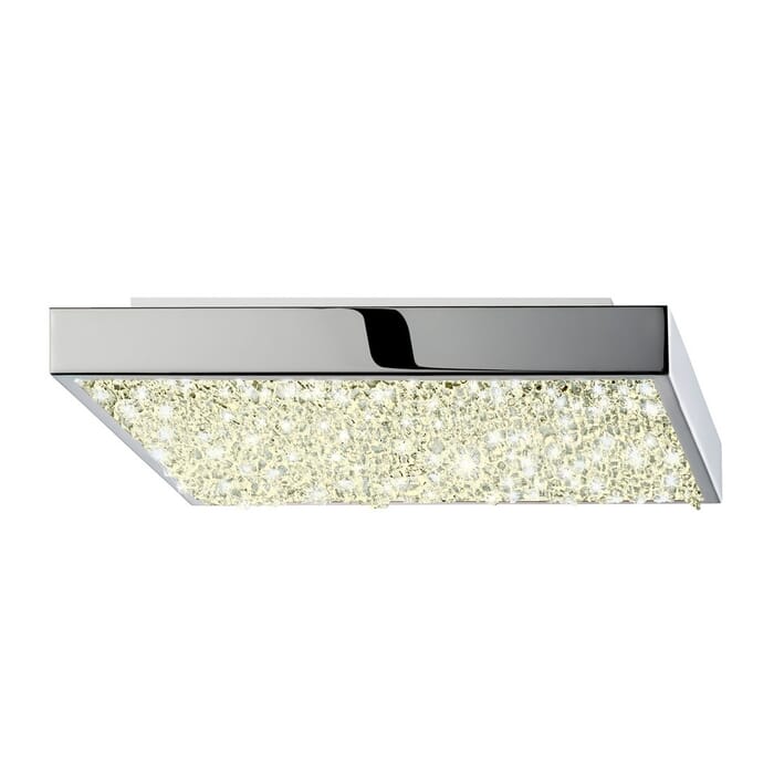 Sonneman Dazzle 10" LED Square Semi-Flush Mount in Polished Chrome Sonneman Dazzle 10" LED Square Semi-Flush Mount in Polished Chrome
