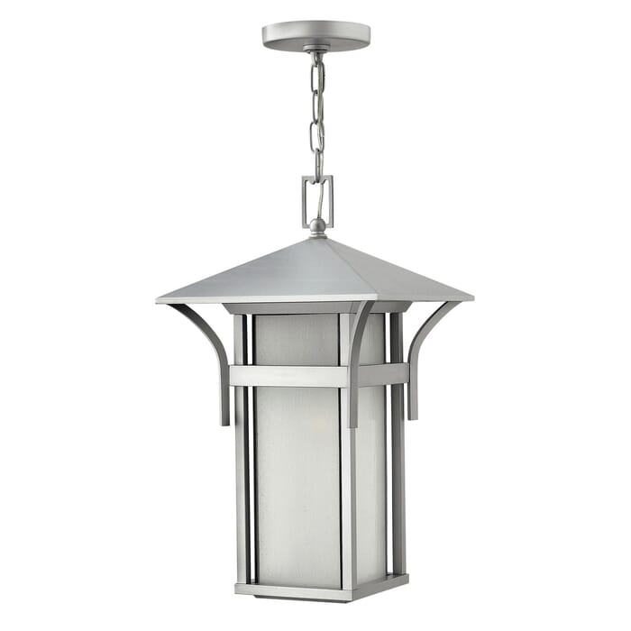 Hinkley Harbor 1-Light LED Outdoor Hanging Light in Titanium Hinkley Harbor 1-Light LED Outdoor Hanging Light in Titanium
