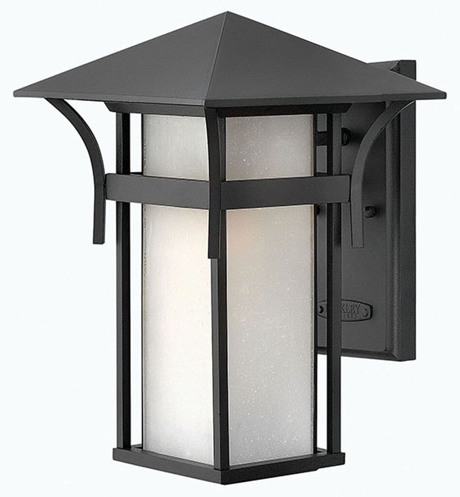 Satin Black LED Wall Mount from the Harbor Collection