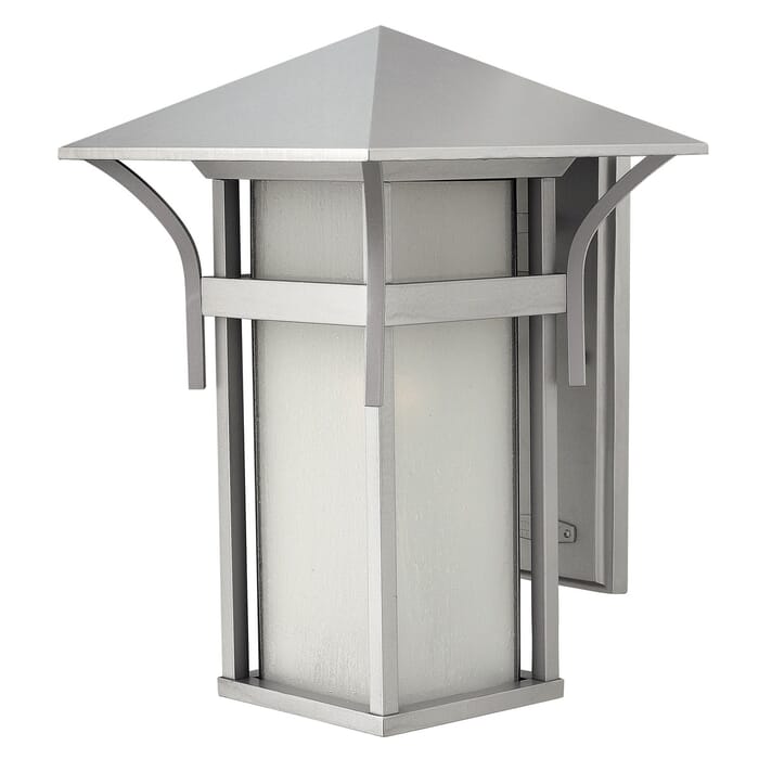 Hinkley Harbor 1-Light LED Outdoor Large Wall Mount in Titanium Hinkley Harbor 1-Light LED Outdoor Large Wall Mount in Titanium