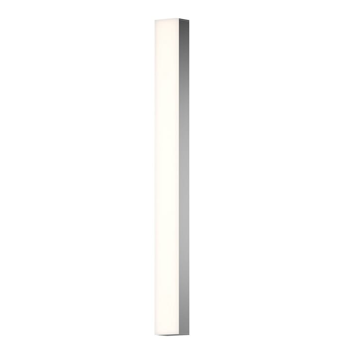 Sonneman Solid Glass Bar LED Bathroom Vanity Light in Satin Nickel Sonneman Solid Glass Bar LED Bathroom Vanity Light in Satin Nickel