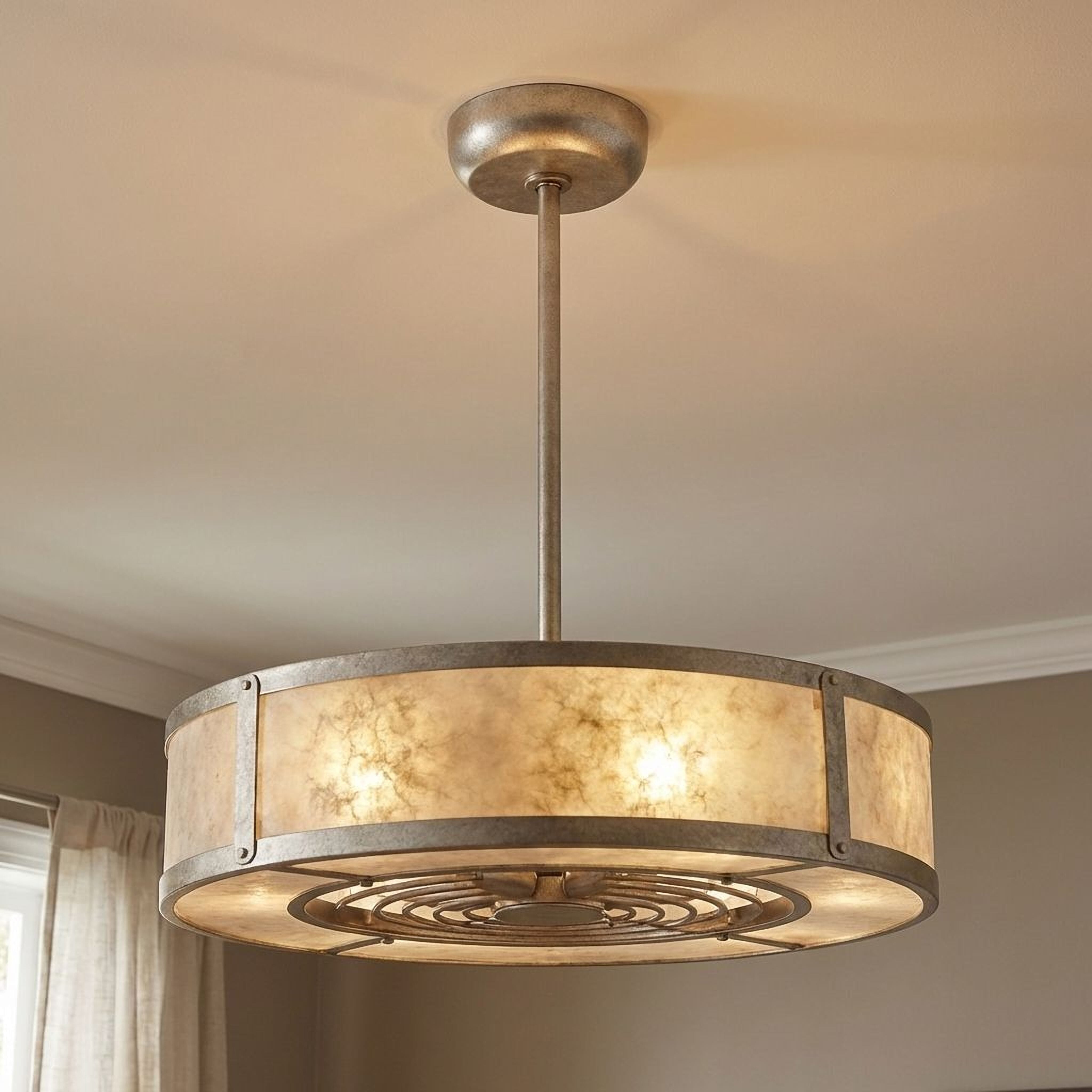 Vireo 6-Light Fandelier in Silver Dust
