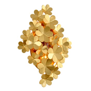 Corbett Gigi 2-Light Wall Sconce in Gold Leaf