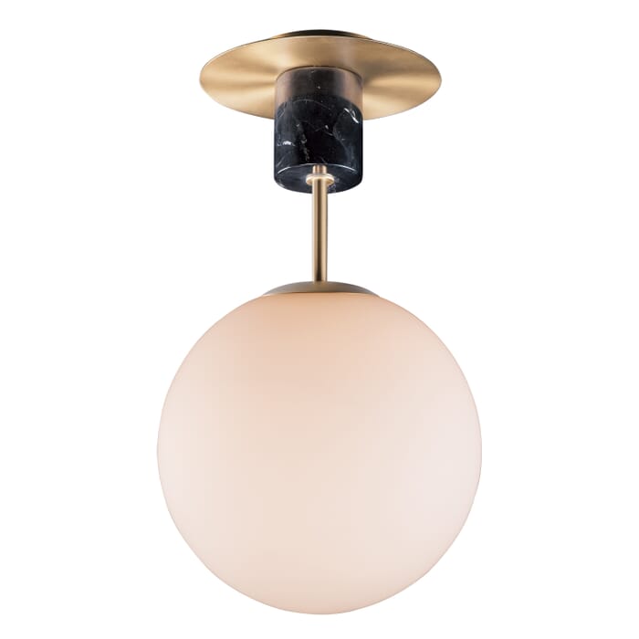 Maxim Vesper Ceiling Light in Satin Brass and Black Maxim Vesper Ceiling Light in Satin Brass and Black