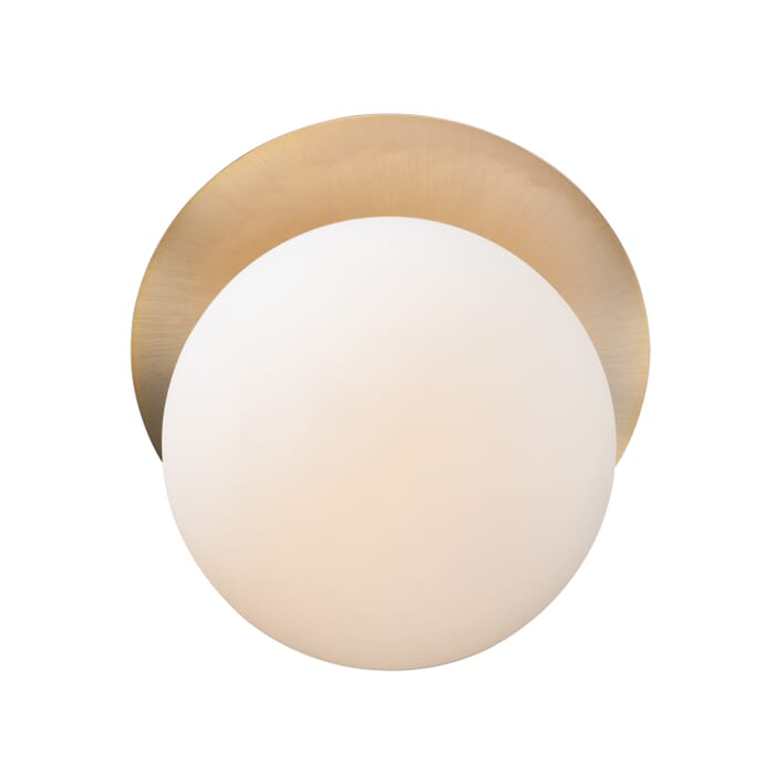 Maxim Vesper Wall Sconce in Satin Brass and Black Maxim Vesper Wall Sconce in Satin Brass and Black