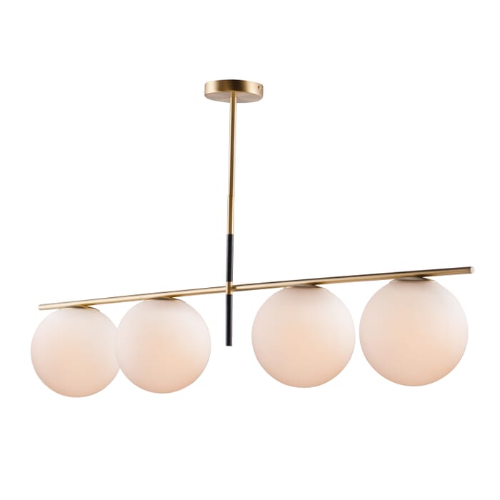 Maxim Vesper 4-Light Pendant Light in Satin Brass and Black Maxim Vesper 4-Light Pendant Light in Satin Brass and Black