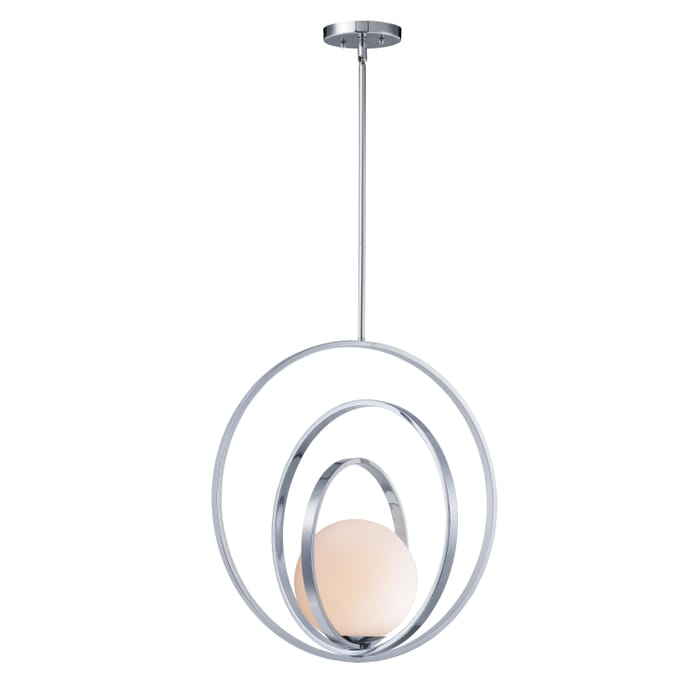 Maxim Coronet Pendant Light in Polished Chrome Maxim Coronet Pendant Light in Polished Chrome