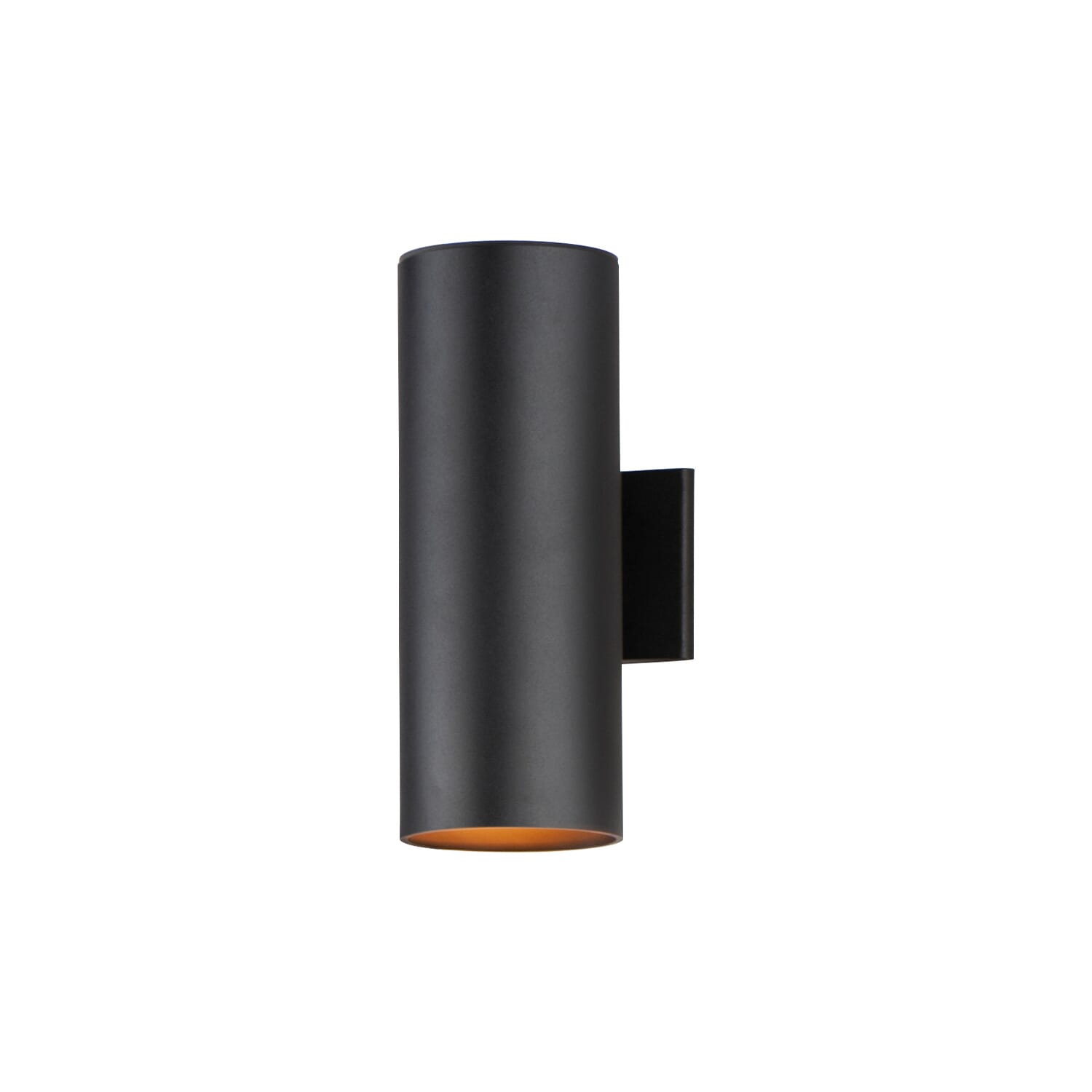 Black Two Light Outdoor Wall Lantern from the Outpost Collection