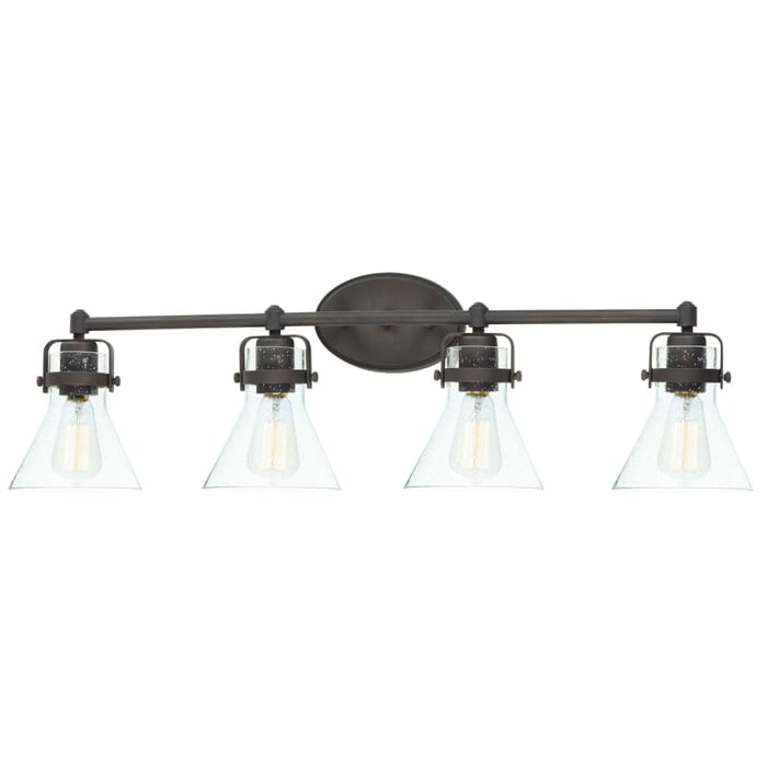 Maxim Seafarer 4-Light Bathroom Vanity Light in Oil Rubbed Bronze Maxim Seafarer 4-Light Bathroom Vanity Light in Oil Rubbed Bronze