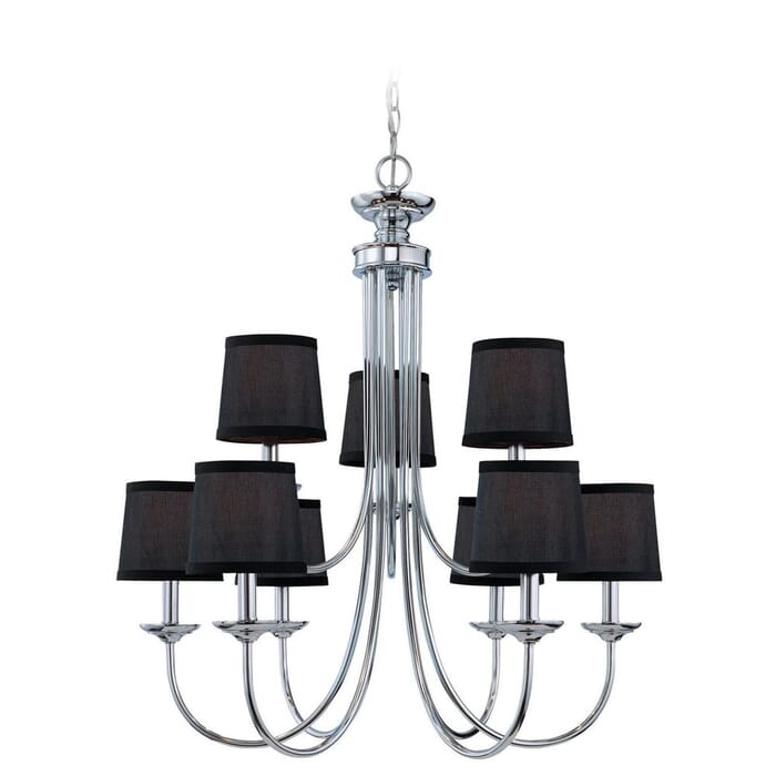 Craftmade Spencer 9-Light Traditional Chandelier in Chrome Craftmade Spencer 9-Light Traditional Chandelier in Chrome