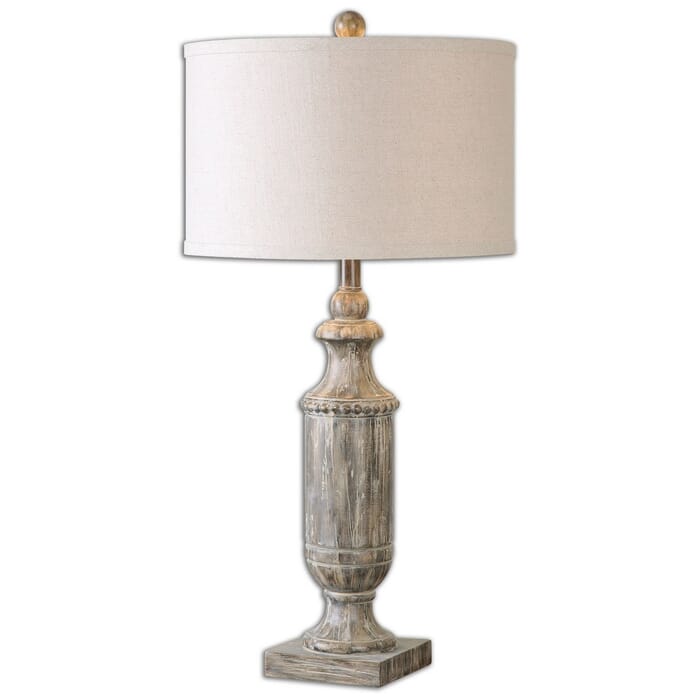 Uttermost Agliano 31" Lamp in Aged Dark Pecan Stain Uttermost Agliano 31" Lamp in Aged Dark Pecan Stain
