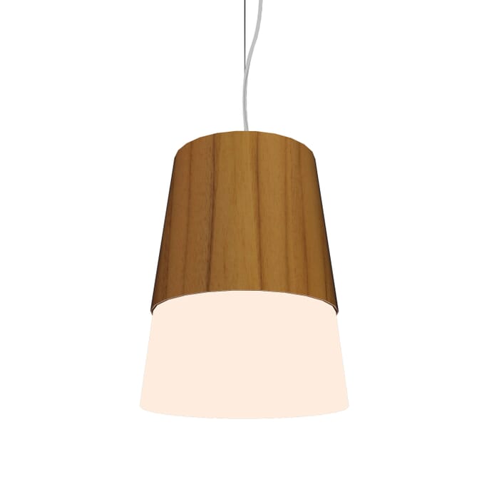 Conical 1-Light Pendant in Teak Conical 1-Light Pendant in Teak