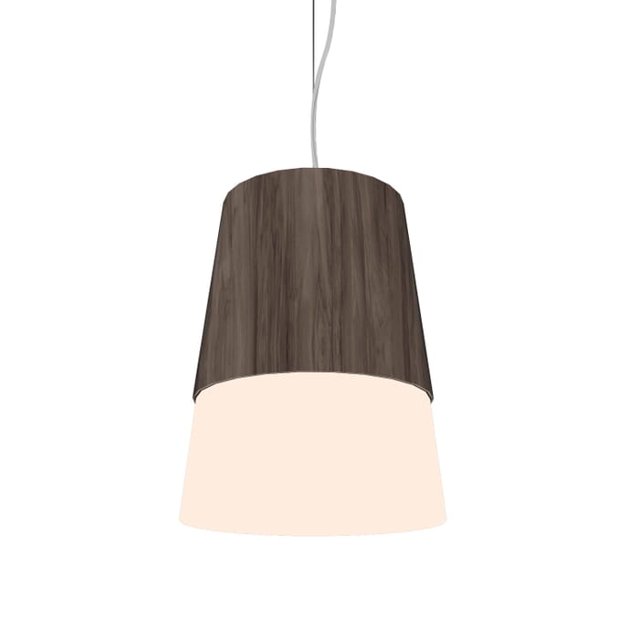 Conical 1-Light Pendant in American Walnut Conical 1-Light Pendant in American Walnut
