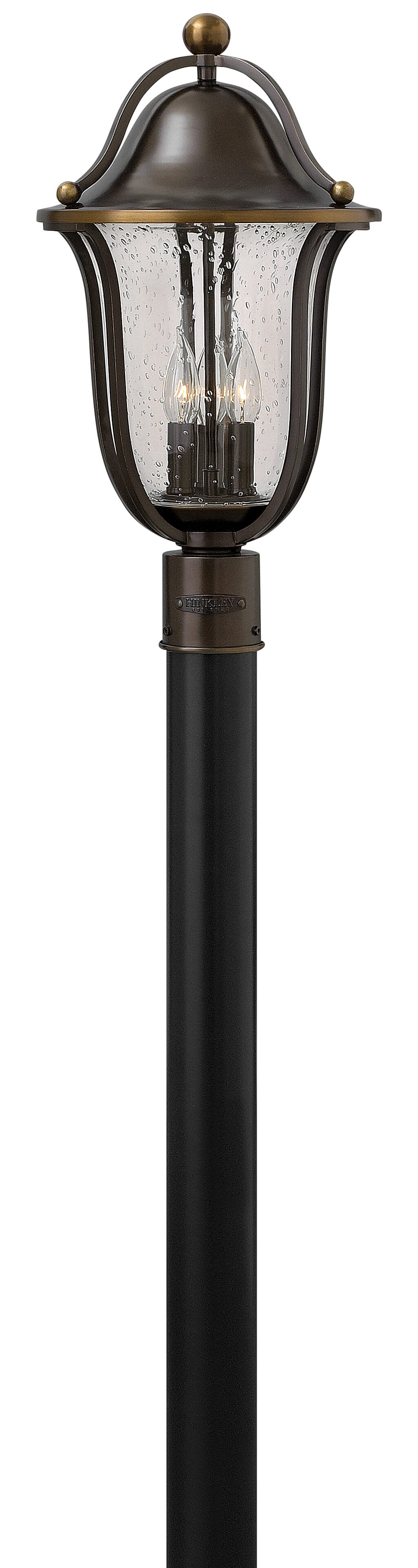 Olde Bronze LED Post Top  Pier Mount from the Bolla Collection