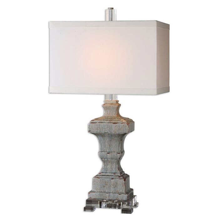 Uttermost San Marcello 31.5" Table Lamp in Distressed Blue Uttermost San Marcello 31.5" Table Lamp in Distressed Blue