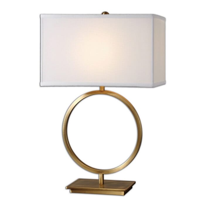 Uttermost Duara 28.75" Table Lamp in Plated Brushed Brass Uttermost Duara 28.75" Table Lamp in Plated Brushed Brass