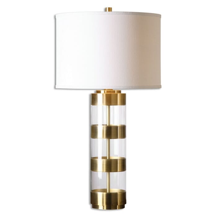 Uttermost Angora Table Lamp in Plated Brushed Brass Uttermost Angora Table Lamp in Plated Brushed Brass
