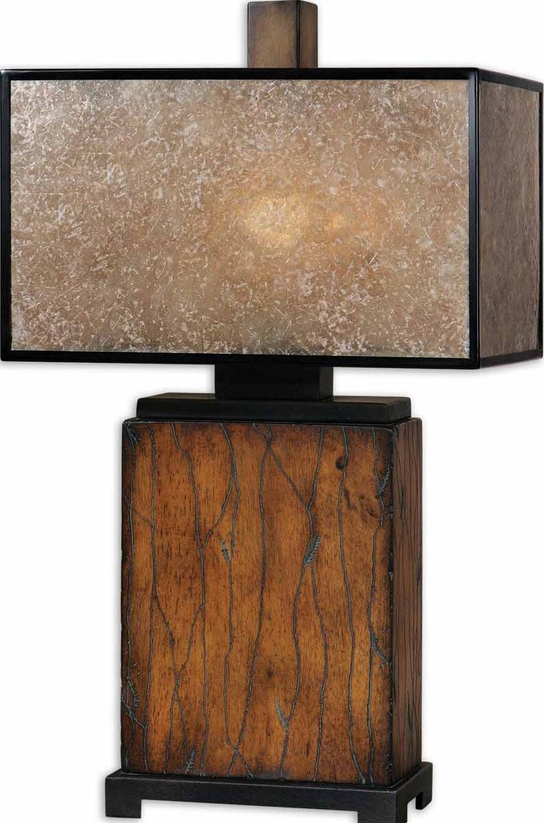 uttermost sitka wood table lamp