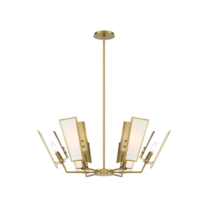 Minka Lavery Ricochet 6-Light Chandelier in Soft Brass Minka Lavery Ricochet 6-Light Chandelier in Soft Brass
