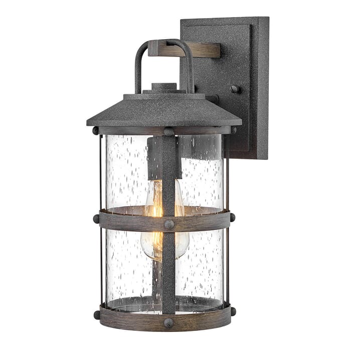 Hinkley Lakehouse 15" Outdoor Wall Light in Aged Zinc Hinkley Lakehouse 15" Outdoor Wall Light in Aged Zinc