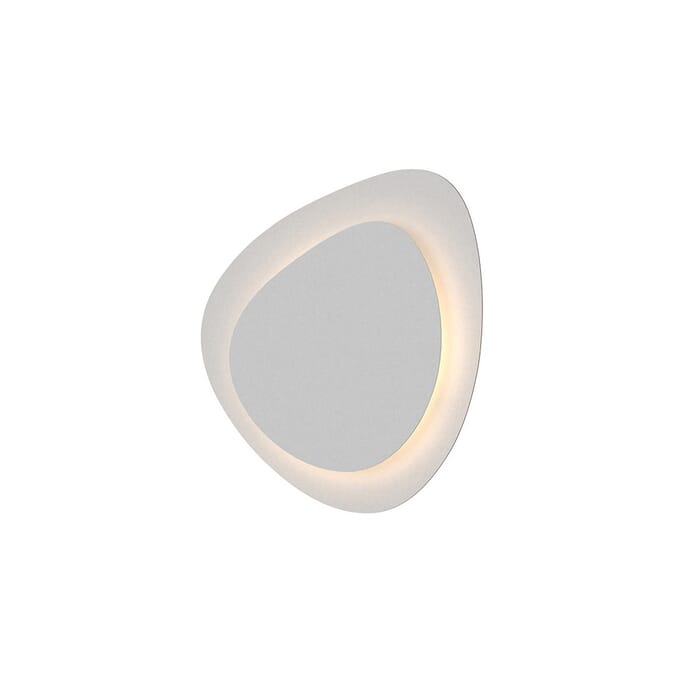 Sonneman Abstract Panels 11.25" 2-Plate LED Sconce in Textured White Sonneman Abstract Panels 11.25" 2-Plate LED Sconce in Textured White
