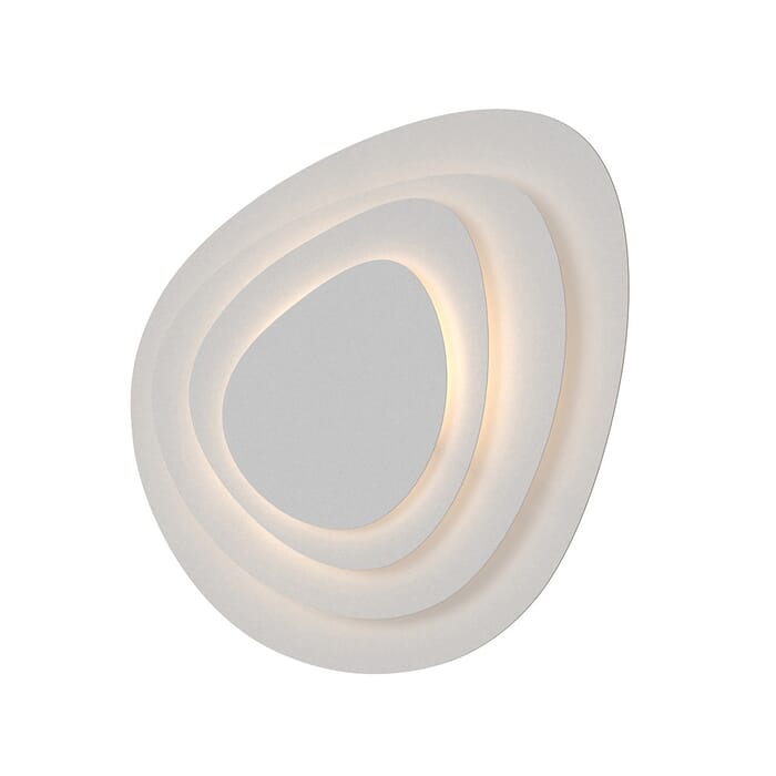 Sonneman Abstract Panels 18" 4-Plate LED Wall Sconce in Textured White Sonneman Abstract Panels 18" 4-Plate LED Wall Sconce in Textured White
