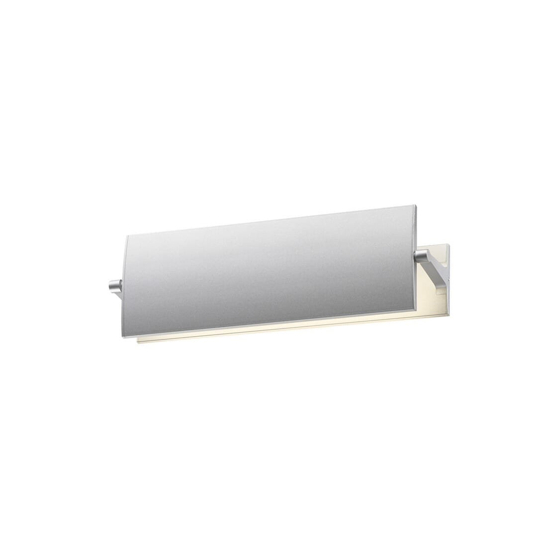 Aileron LED Wall Sconce in Bright Satin Aluminum