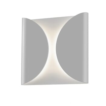 Sonneman Folds 8" LED Wall Sconce in Textured Gray